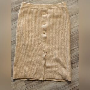 Cream Jo Fresh Knit Skirt